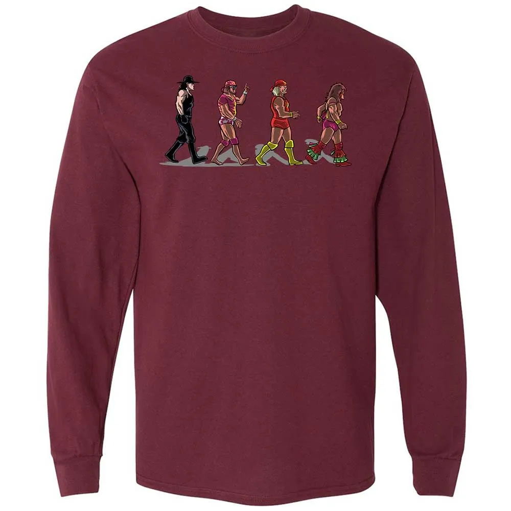 Long Sleeve T-Shirt - PU38NTRP - Maroon - 16