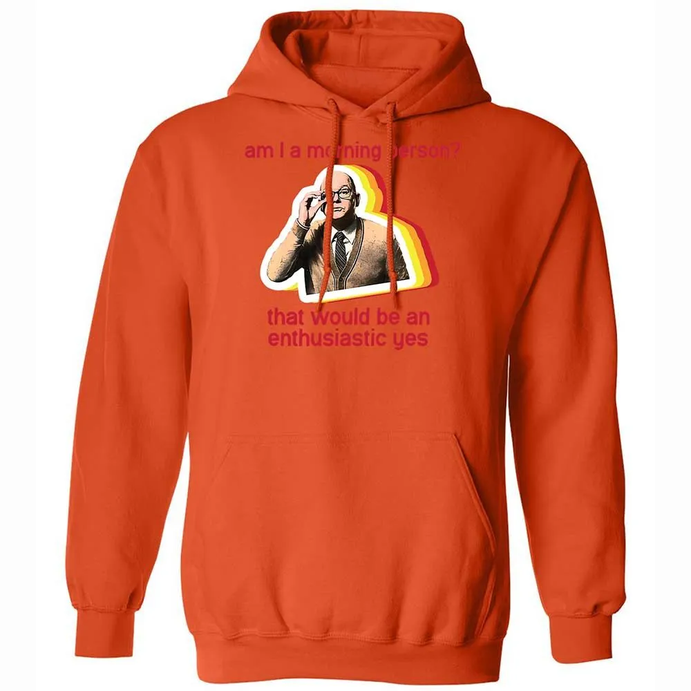 Classic Unisex Hoodie - ASFD7SLT - Orange - 13