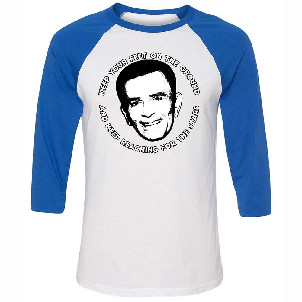 Unisex 3/4 Baseball Tee - YJPK5HY3 - White/True Royal - 10