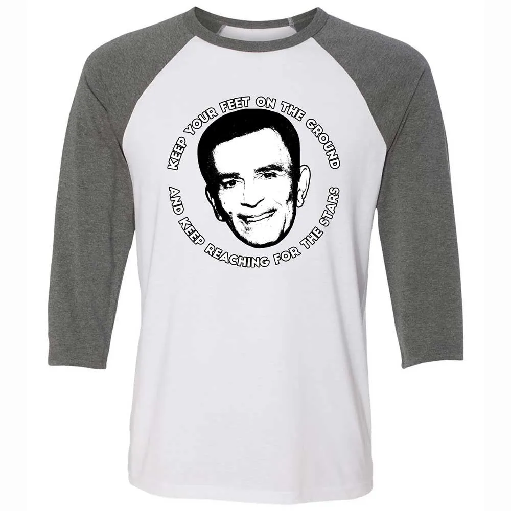 Unisex 3/4 Baseball Tee - YJPK5HY3 - White/Deep Heather - 11