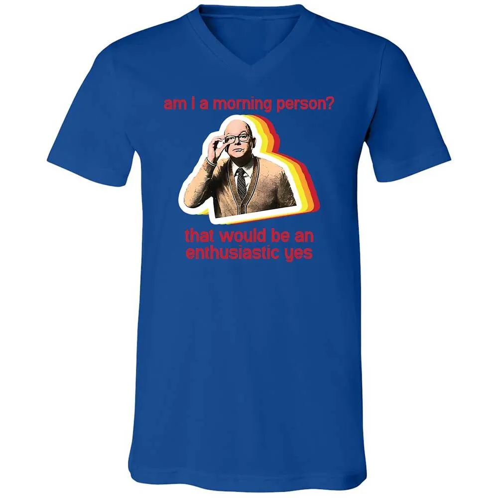 Unisex V-Neck T-Shirt - RNNHSPC7 - True Royal - 4