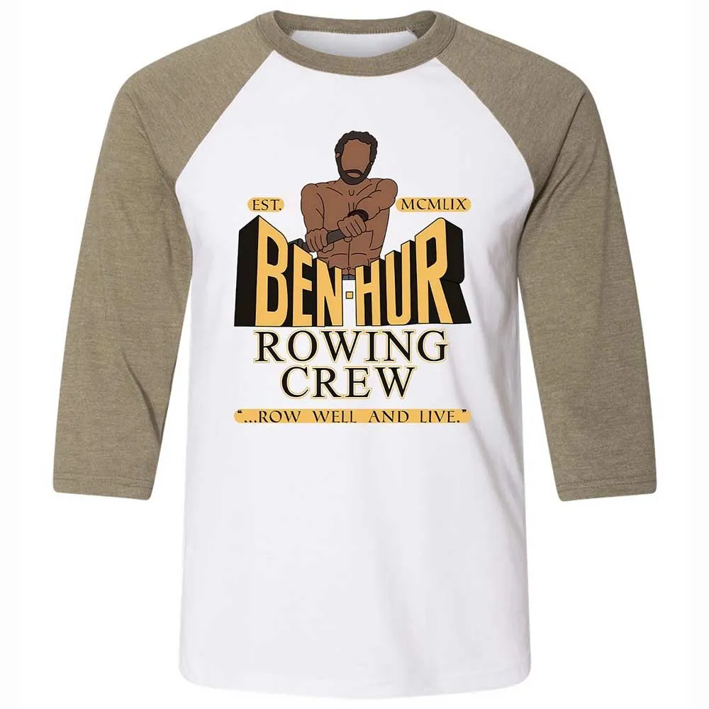 Row well and live - White/Heather Olive - 4