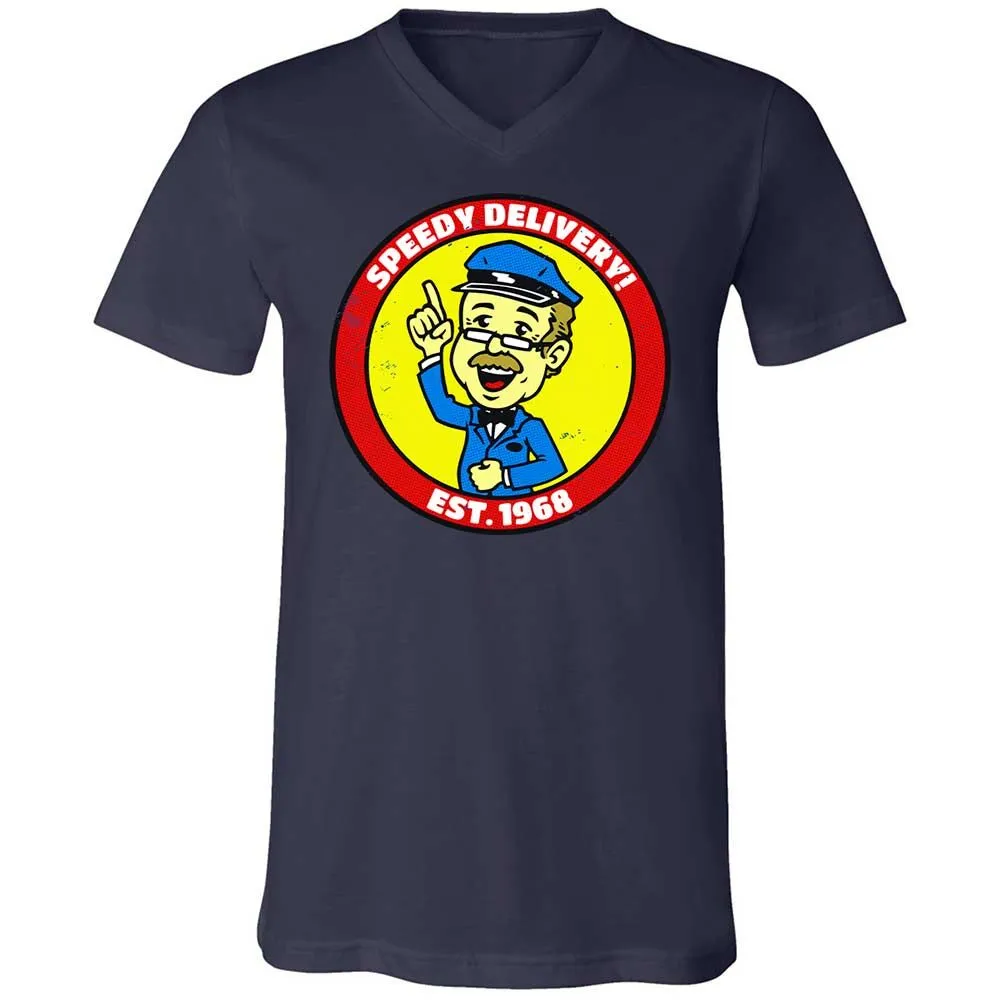 Unisex V-Neck T-Shirt - J7W1R6RQ - Navy - 2