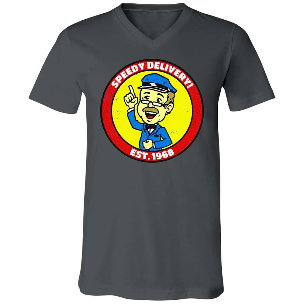 Unisex V-Neck T-Shirt - J7W1R6RQ - Asphalt - 13
