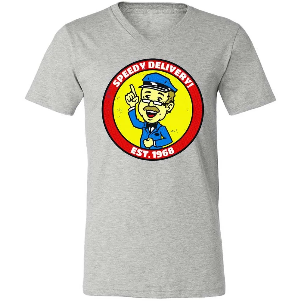 Unisex V-Neck T-Shirt - J7W1R6RQ - Athletic Heather - 15