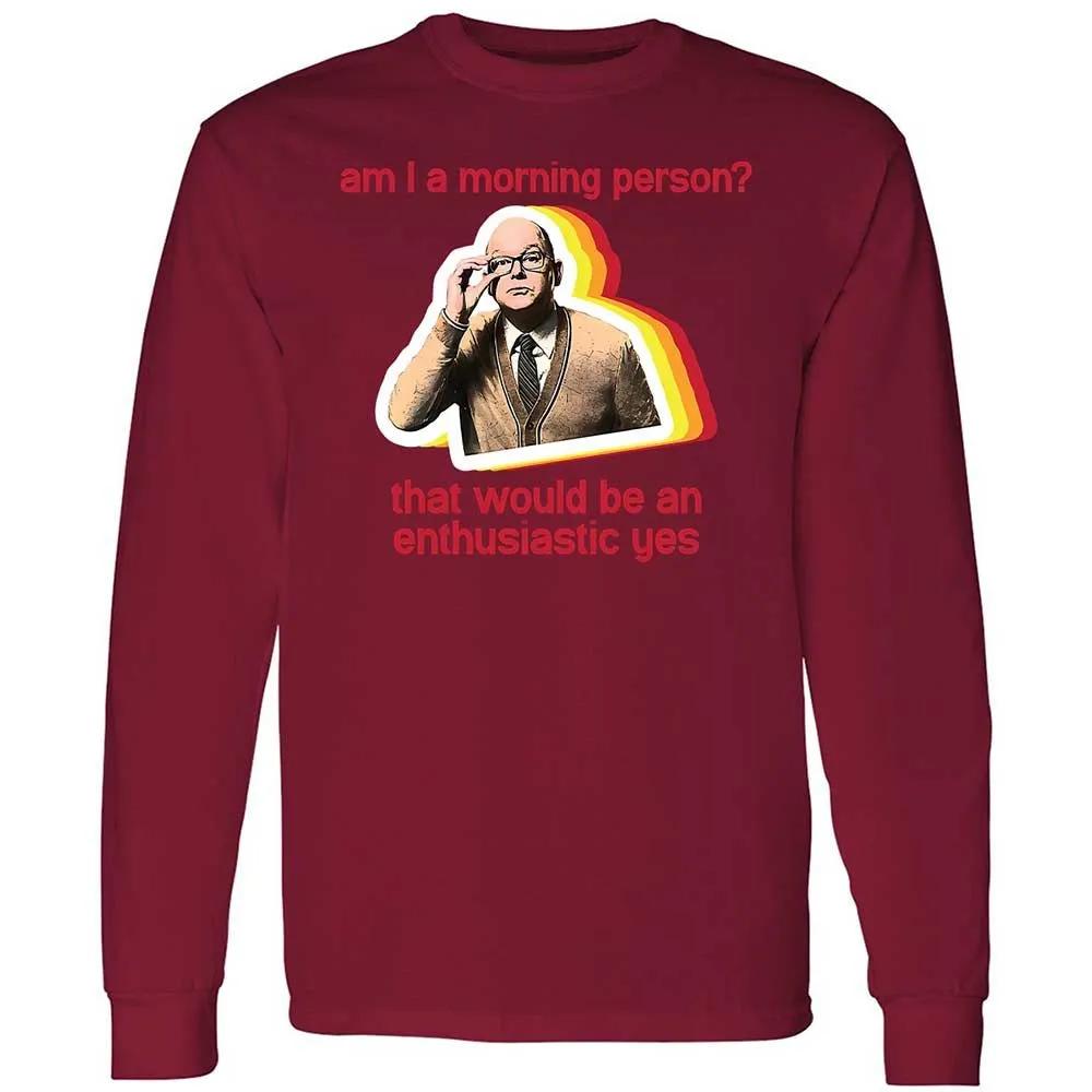 Long Sleeve T-Shirt - 5M8GVJWH - Cardinal Red - 7