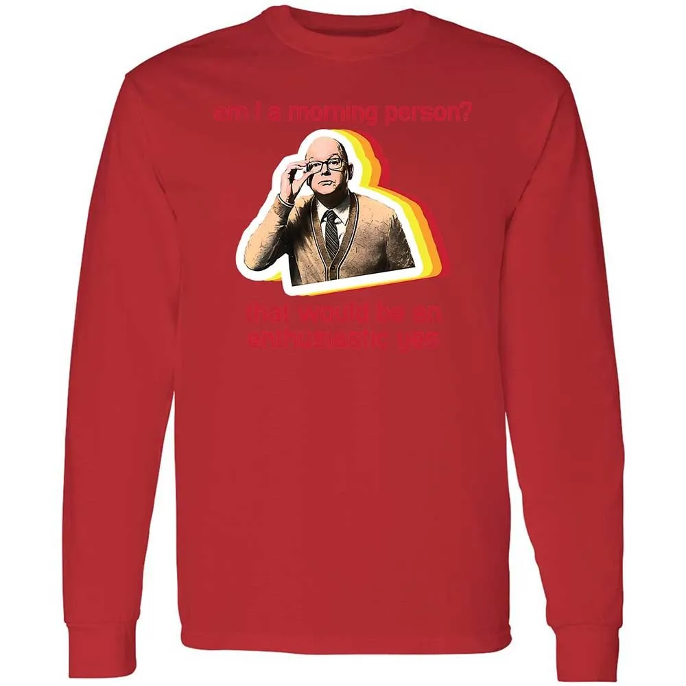 Long Sleeve T-Shirt - 5M8GVJWH - Red - 11
