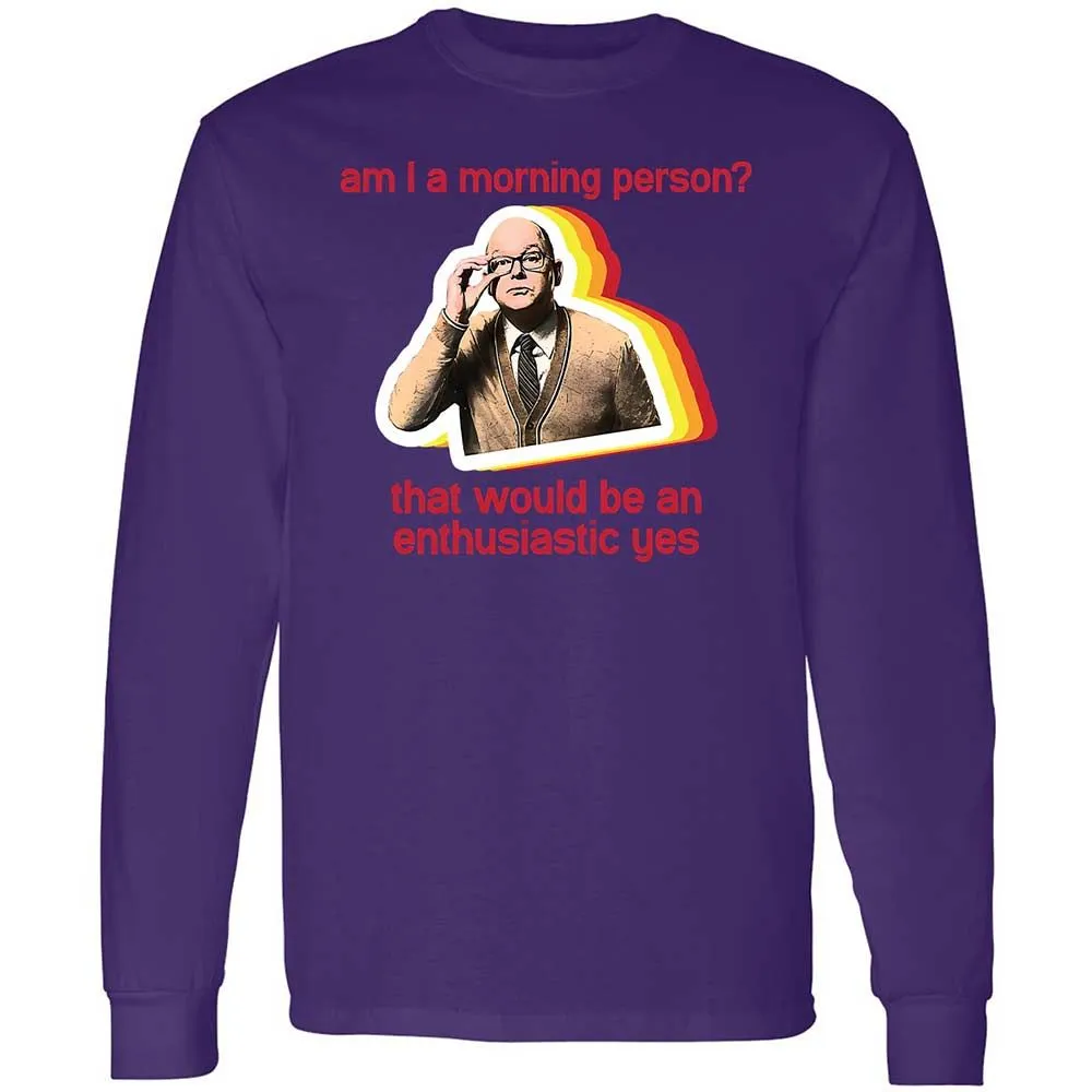 Long Sleeve T-Shirt - 5M8GVJWH - Purple - 12