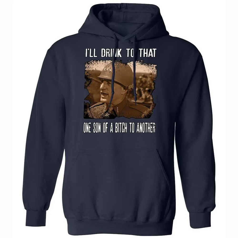 Classic Unisex Hoodie - ZSQ1HF8T - Navy - 2