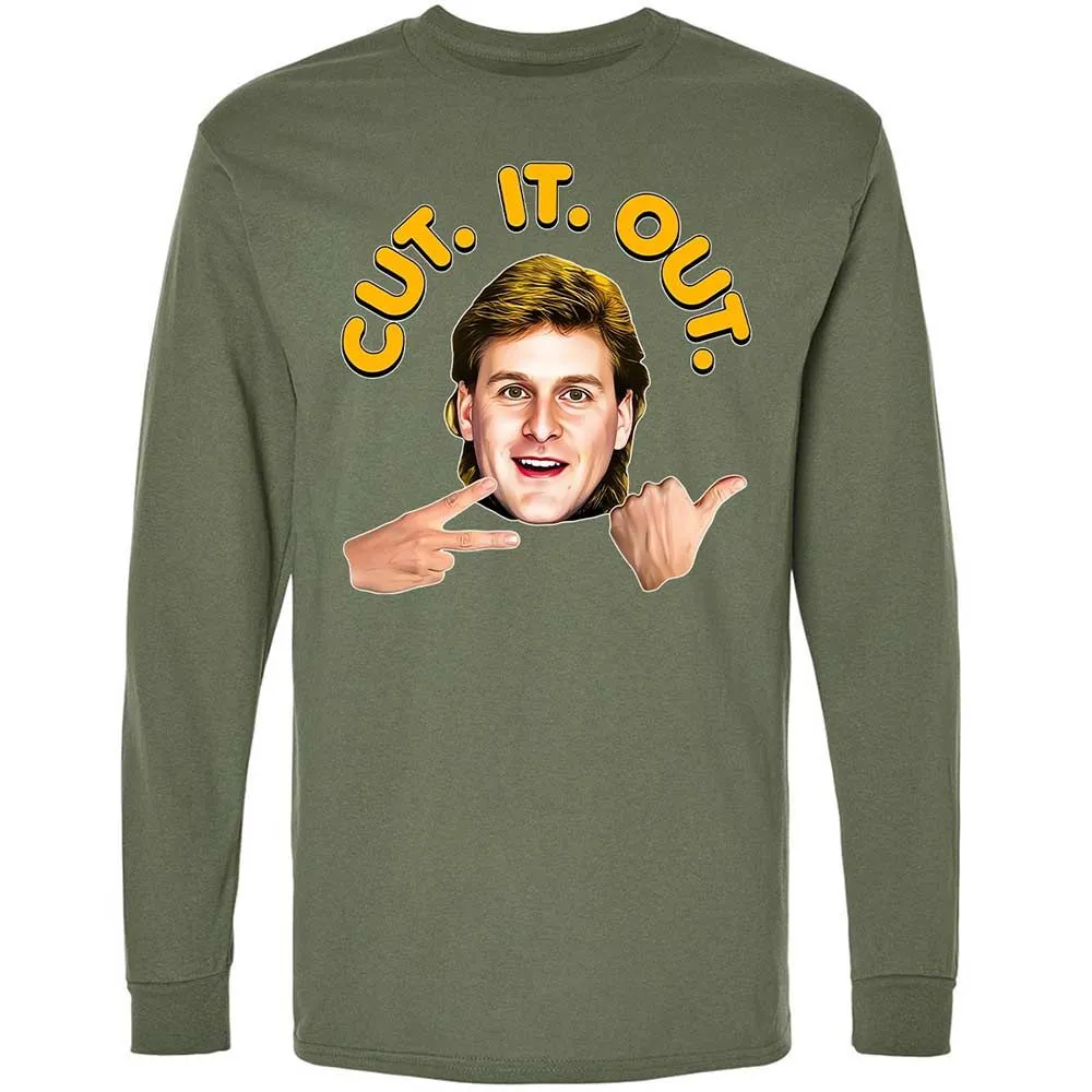 Long Sleeve T-Shirt - W8873ZR2 - Military Green - 9