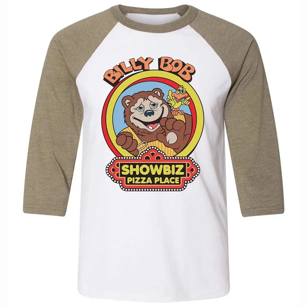 Big Bear Pizza Place - White/Heather Olive - 4
