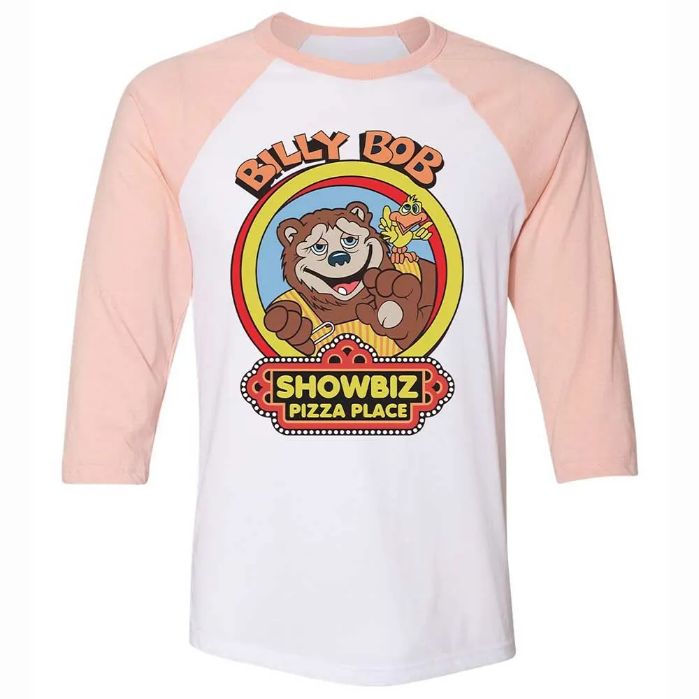 Big Bear Pizza Place - White/Heather Peach - 5