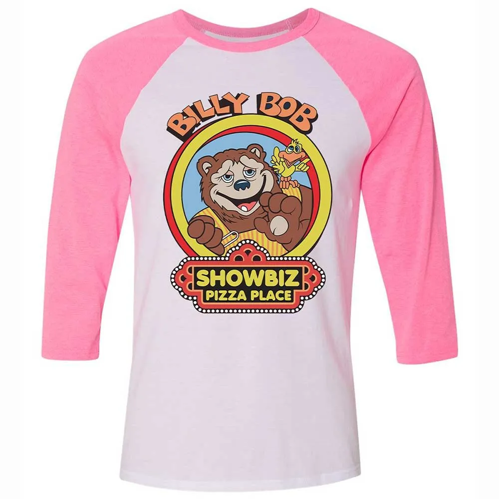 Big Bear Pizza Place - White/Neon Pink - 12