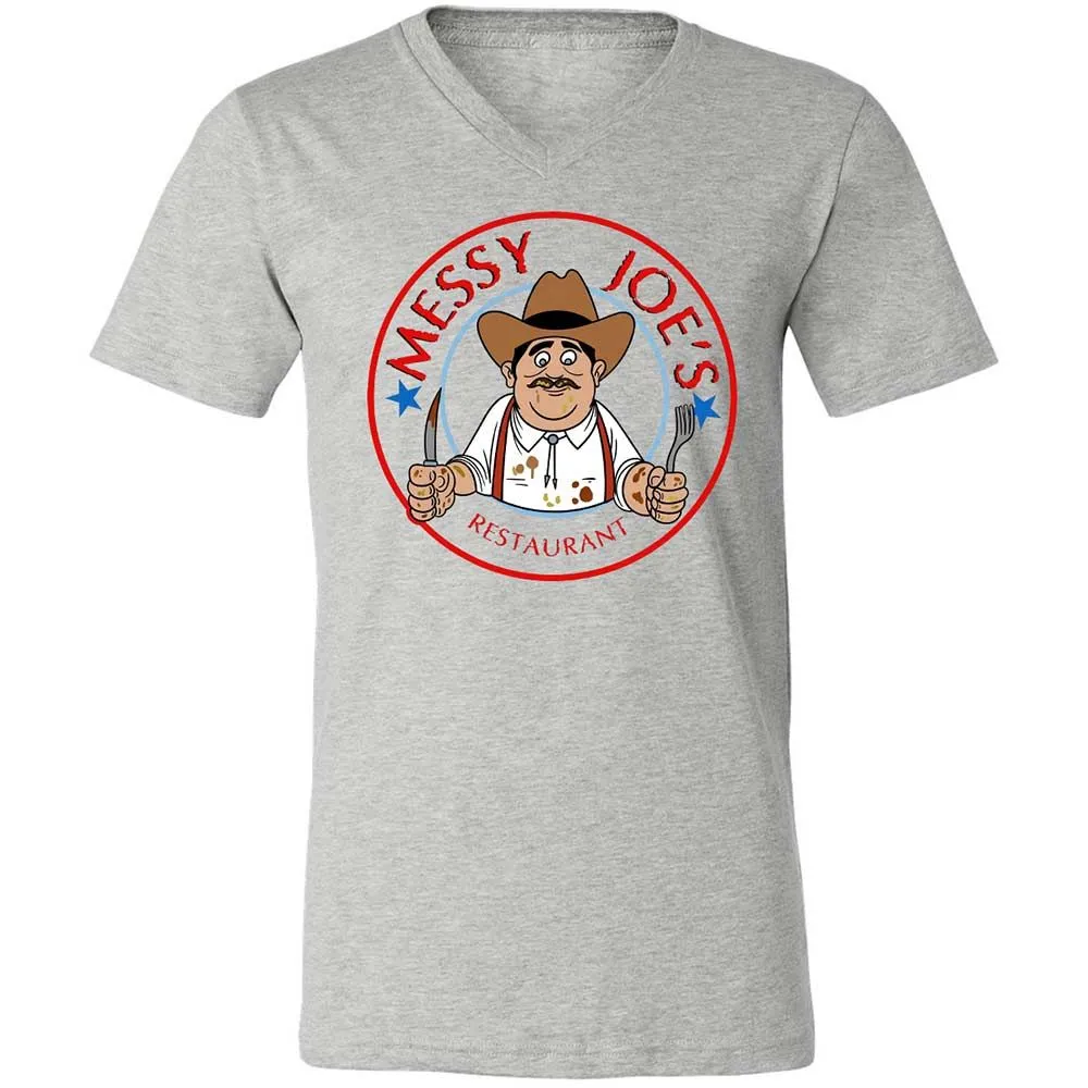 Unisex V-Neck T-Shirt - 5GE4NY99 - Athletic Heather - 2