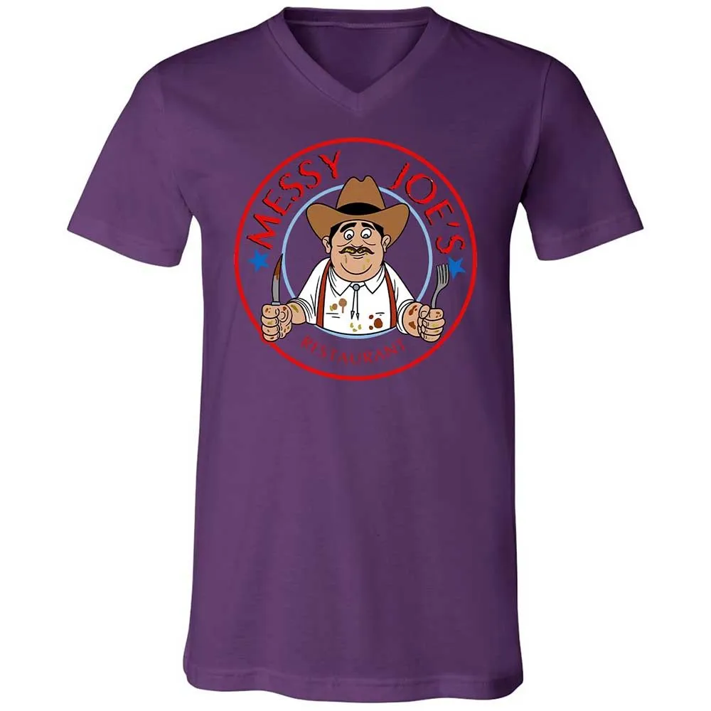 Unisex V-Neck T-Shirt - 5GE4NY99 - Team Purple - 10