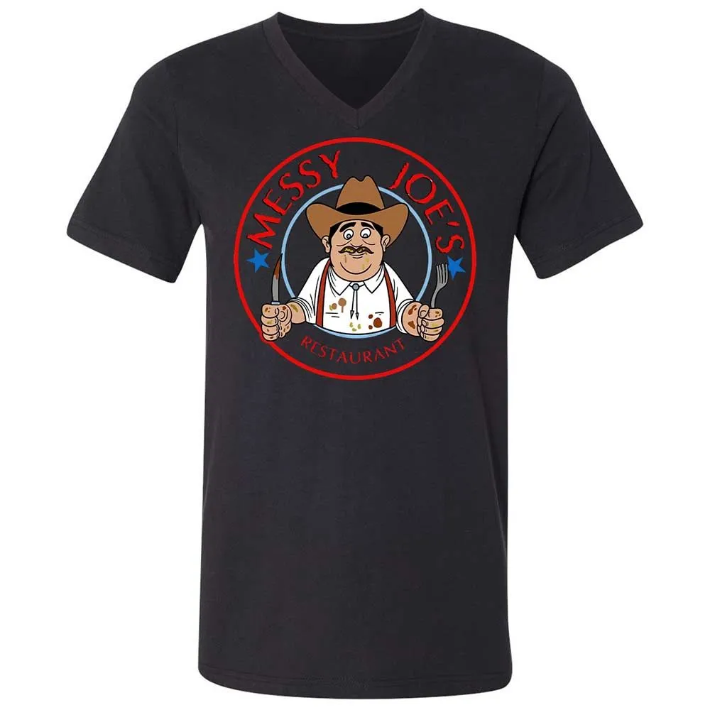 Unisex V-Neck T-Shirt - 5GE4NY99 - Black - 11