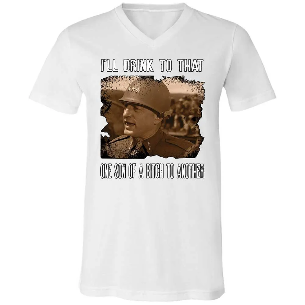 Unisex V-Neck T-Shirt - 4W4V21LE - White - 16