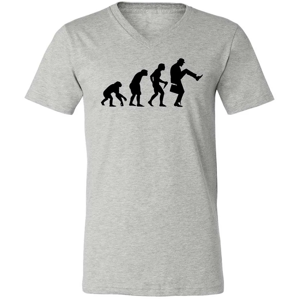 Unisex V-Neck T-Shirt - 7A2C82YS - Athletic Heather - 2