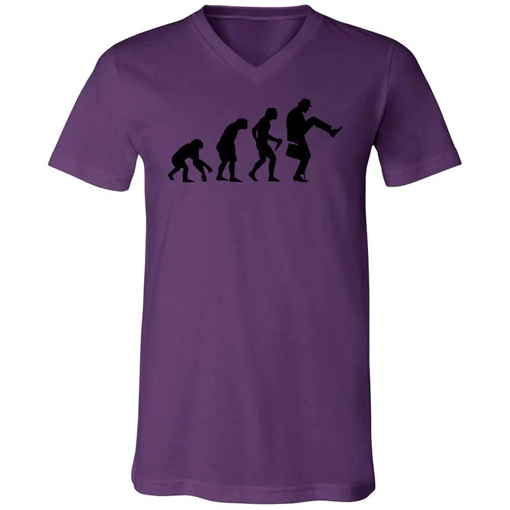 Unisex V-Neck T-Shirt - 7A2C82YS - Team Purple - 10