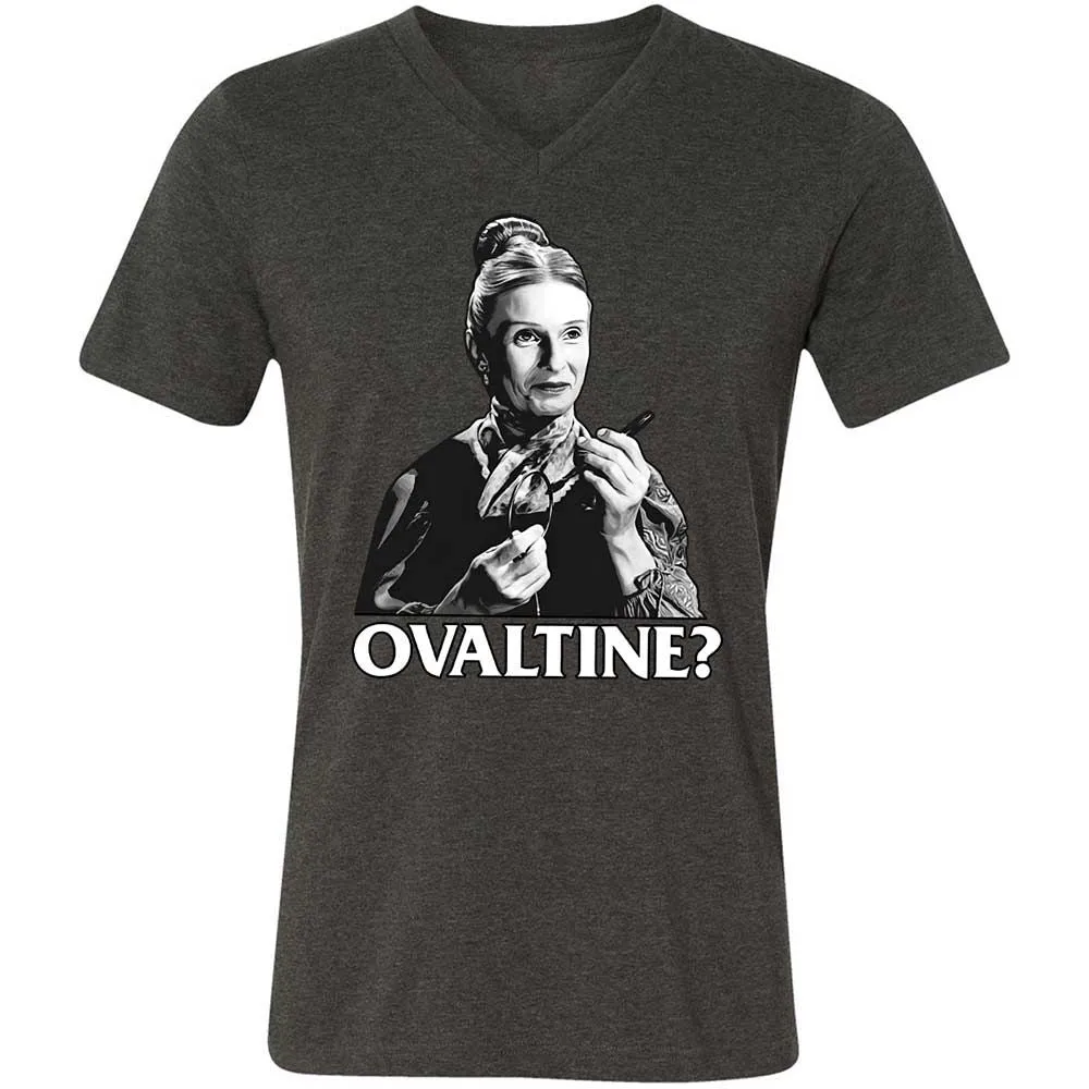 Unisex V-Neck T-Shirt - TSAKD8X9 - Dark Grey Heather - 9