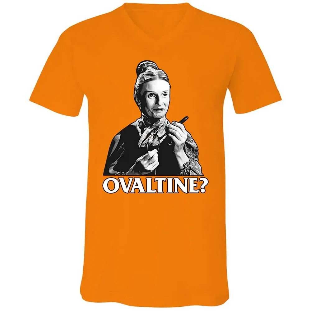 Unisex V-Neck T-Shirt - TSAKD8X9 - Orange - 12