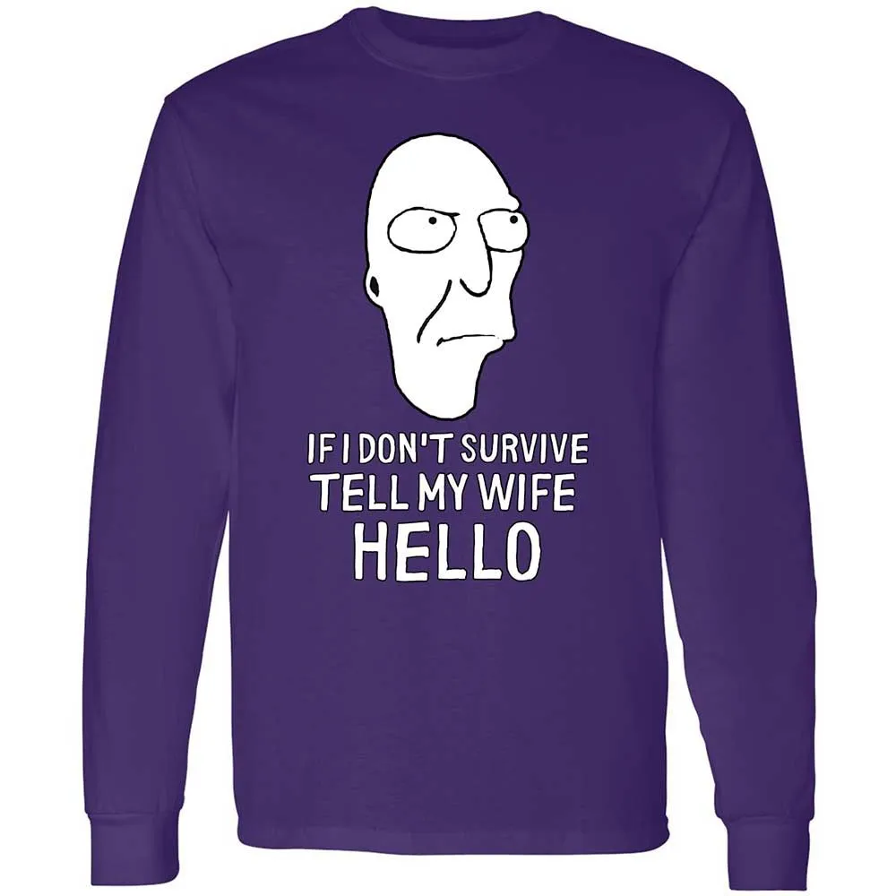 Long Sleeve T-Shirt - 7658UXGZ - Purple - 12