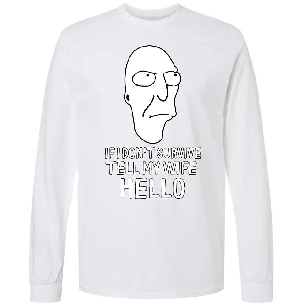 Long Sleeve T-Shirt - 7658UXGZ - White - 17