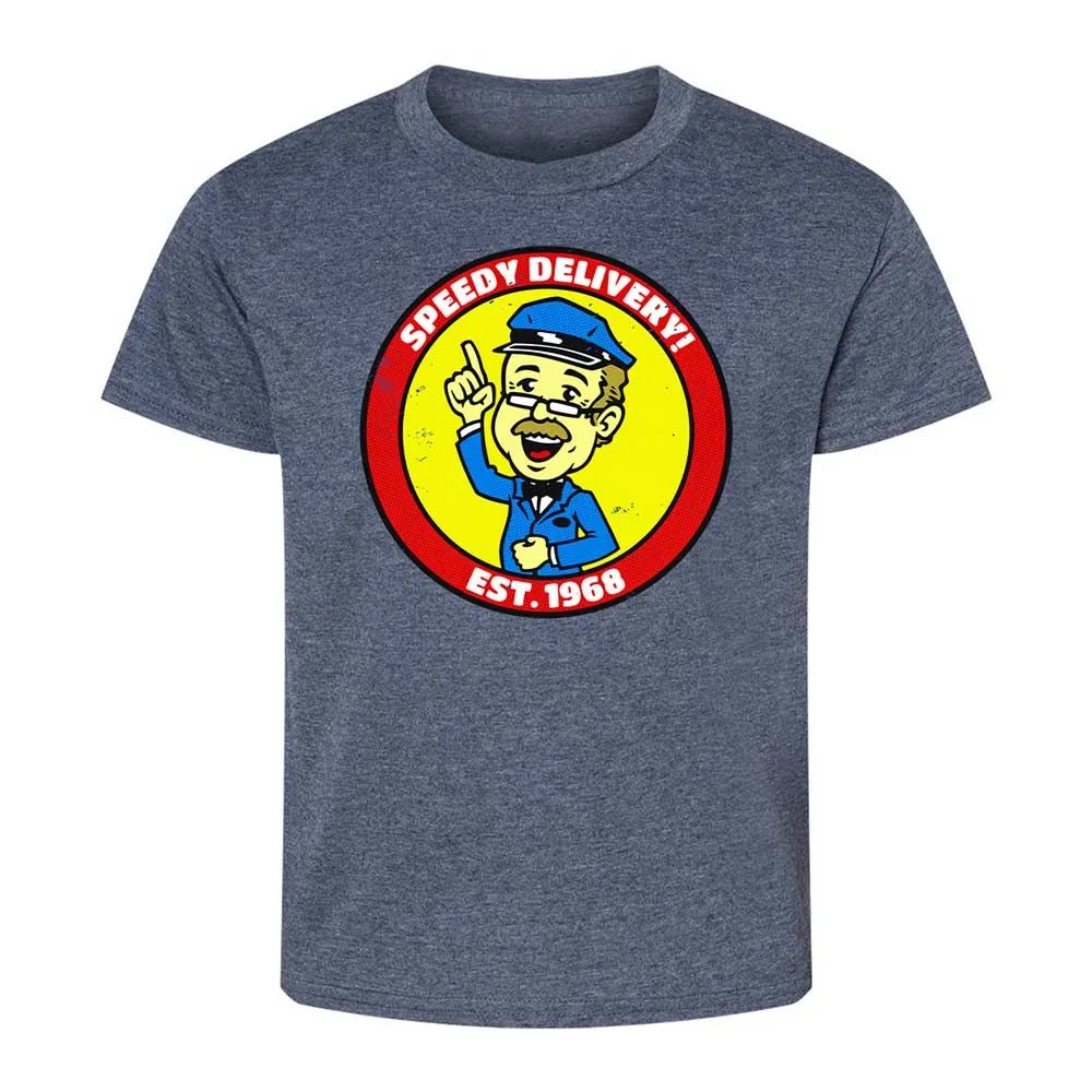 Kids T-Shirt - YDQFMECN - Heather Navy - 9