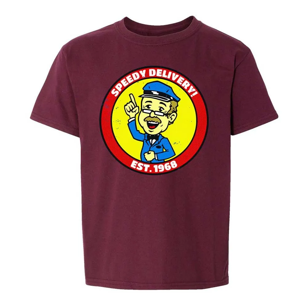 Kids T-Shirt - YDQFMECN - Maroon - 14