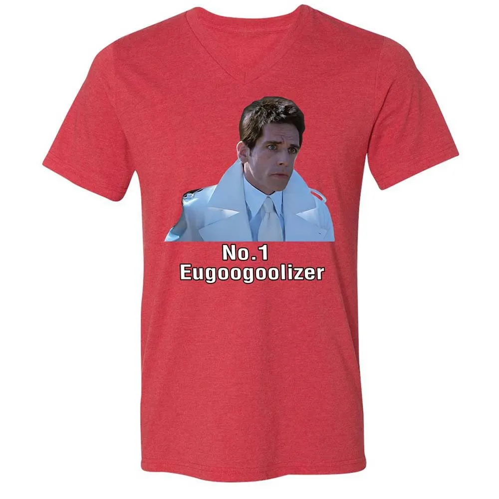 Unisex V-Neck T-Shirt - E49ULFDM - Heather Red - 6