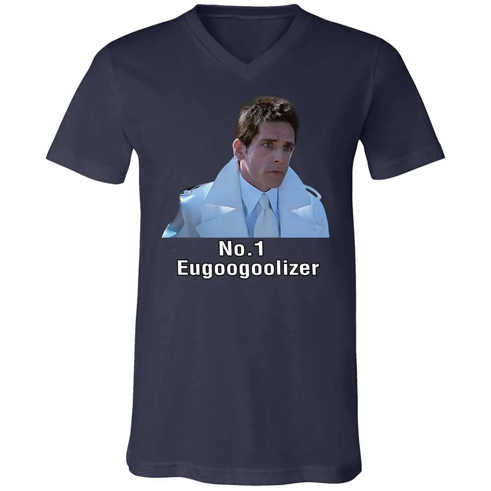 Unisex V-Neck T-Shirt - E49ULFDM - Navy - 12