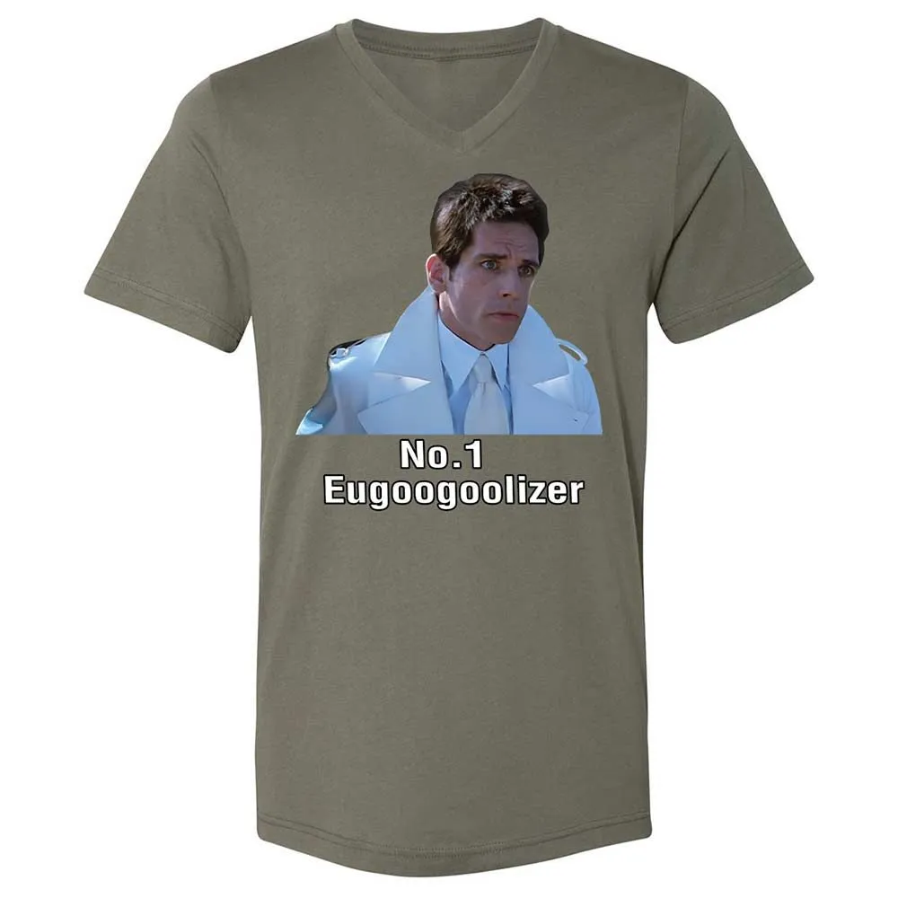 Unisex V-Neck T-Shirt - E49ULFDM - Military Green - 15