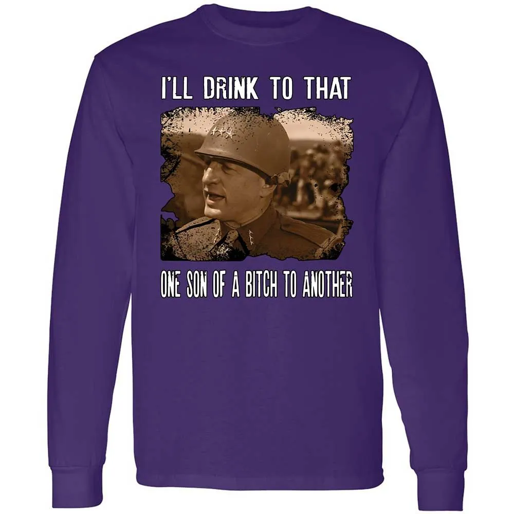 Long Sleeve T-Shirt - FKYQXN81 - Purple - 12