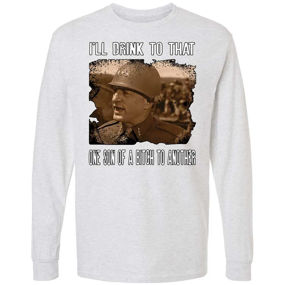 Long Sleeve T-Shirt - FKYQXN81 - Ash - 14