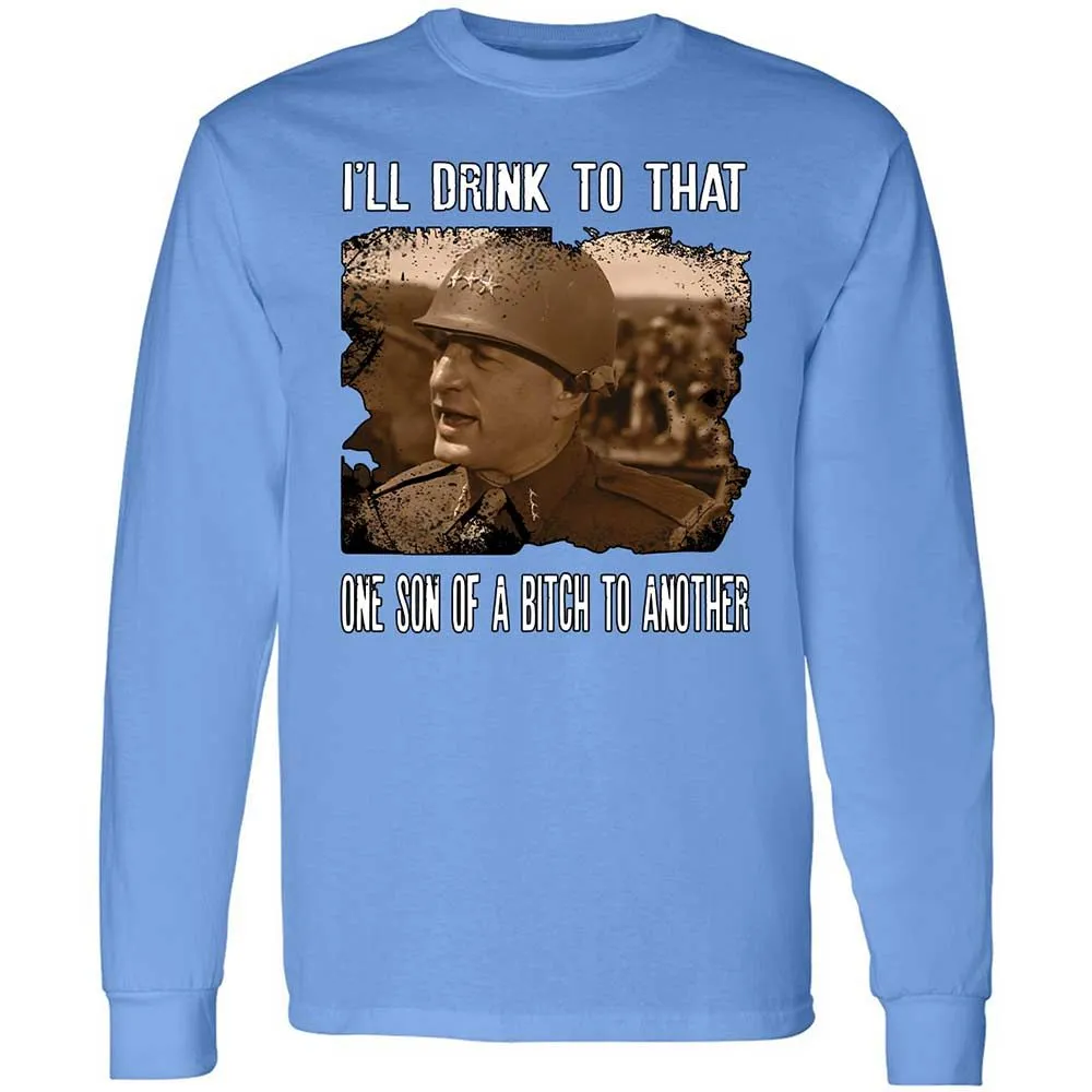 Long Sleeve T-Shirt - FKYQXN81 - Carolina Blue - 15