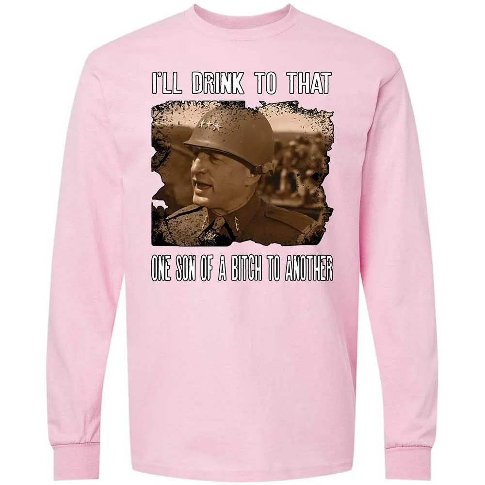 Long Sleeve T-Shirt - FKYQXN81 - Light Pink - 16