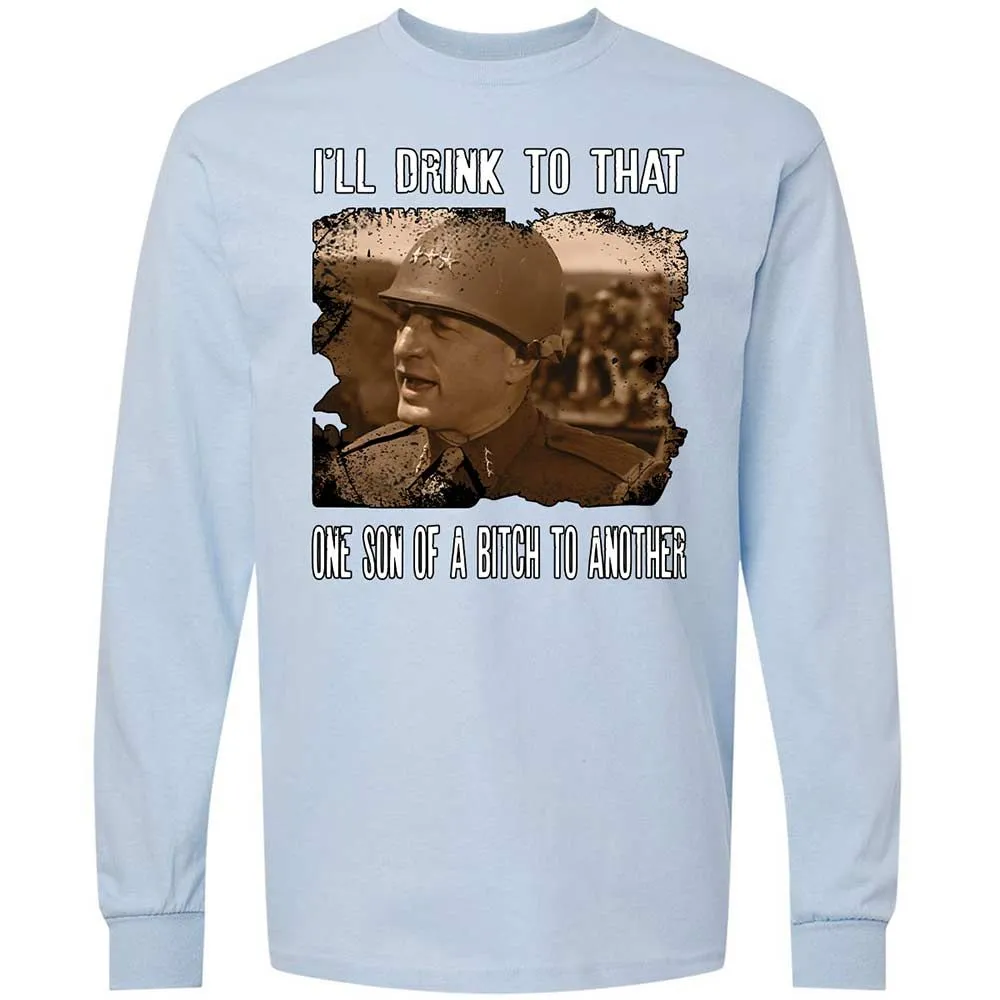Long Sleeve T-Shirt - FKYQXN81 - Light Blue - 18