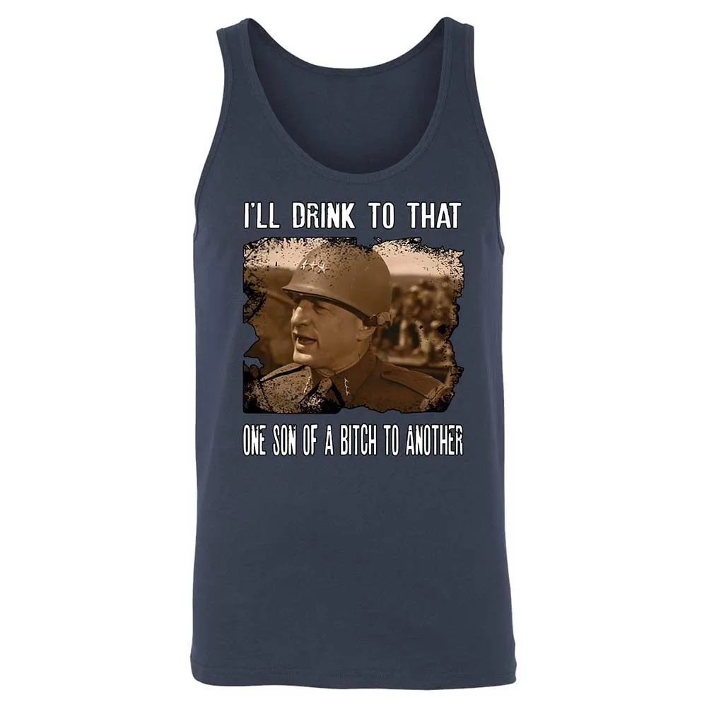 Unisex Jersey Tank - CDZN4XV6 - Navy - 2