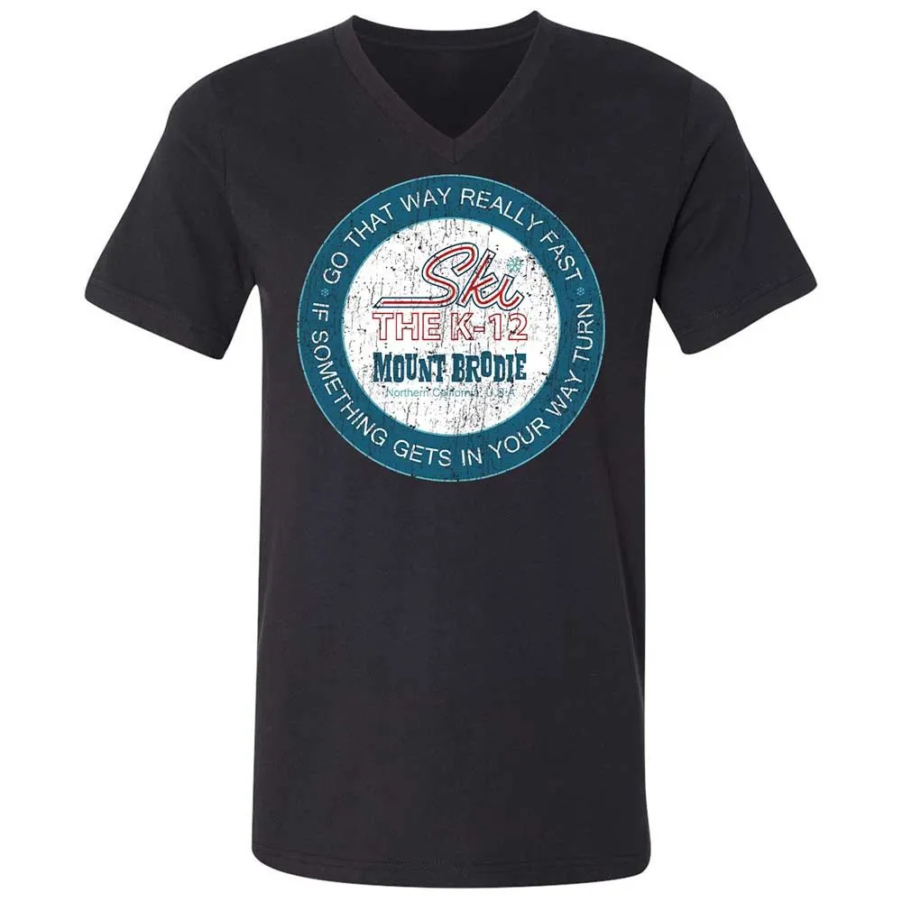 Unisex V-Neck T-Shirt - A9GUBAWB - Black - 11