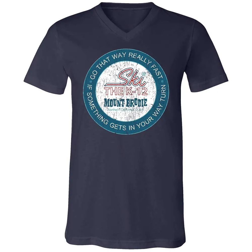 Unisex V-Neck T-Shirt - A9GUBAWB - Navy - 12