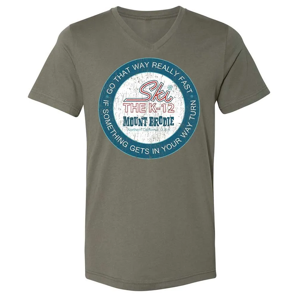 Unisex V-Neck T-Shirt - A9GUBAWB - Military Green - 15