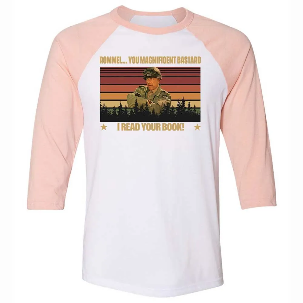 Unisex 3/4 Baseball Tee - DCQU4MKF - White/Heather Peach - 5