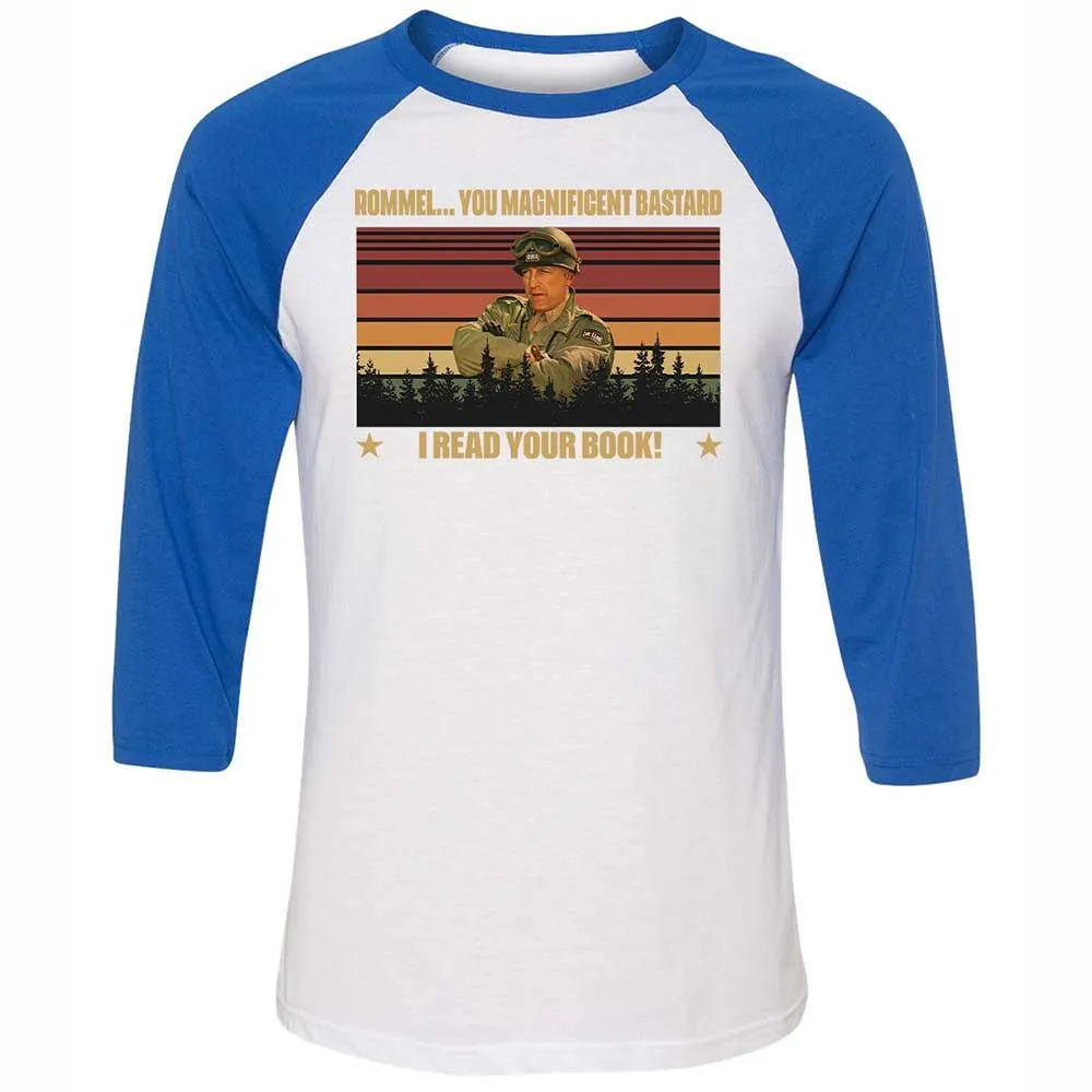 Unisex 3/4 Baseball Tee - DCQU4MKF - White/True Royal - 10