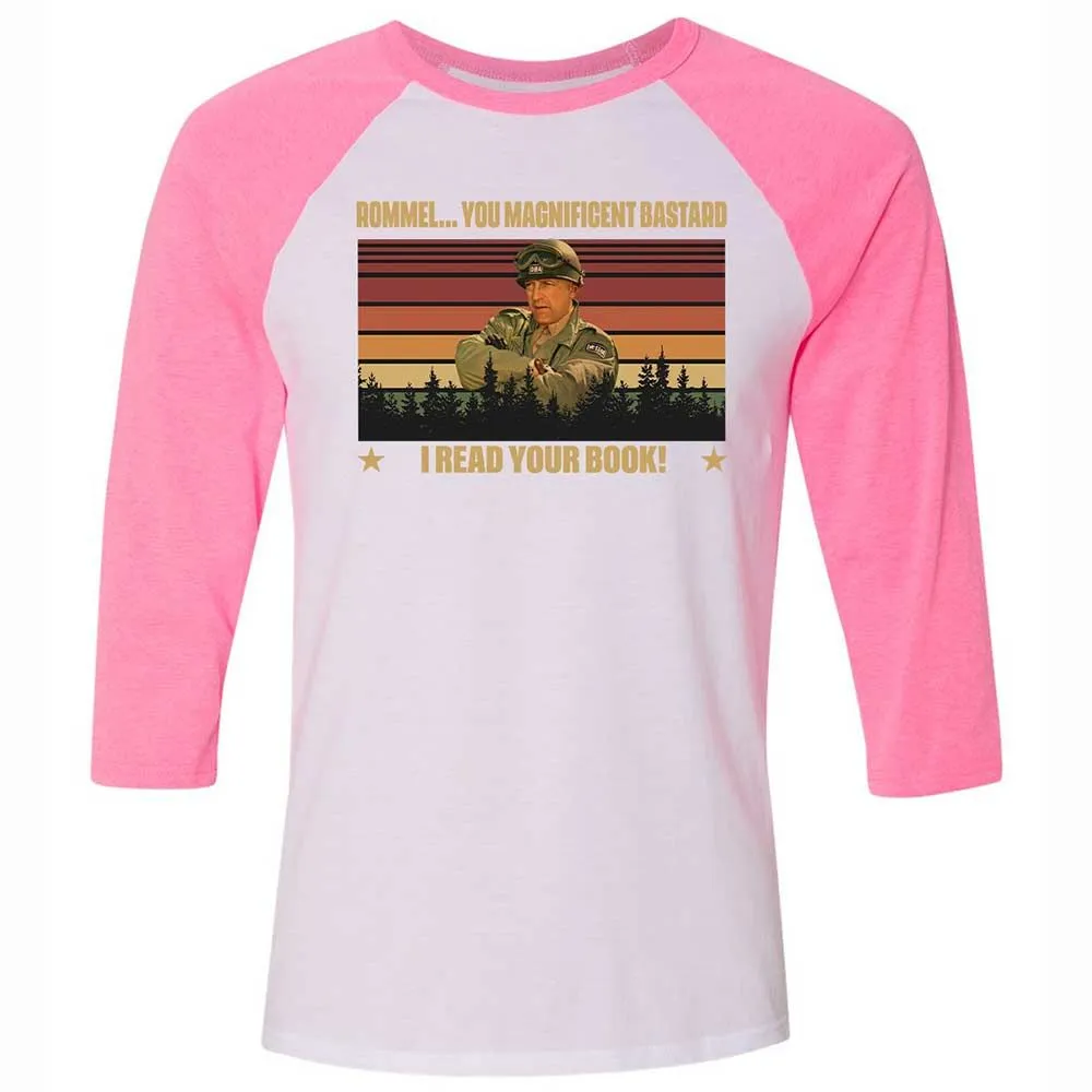 Unisex 3/4 Baseball Tee - DCQU4MKF - White/Neon Pink - 12