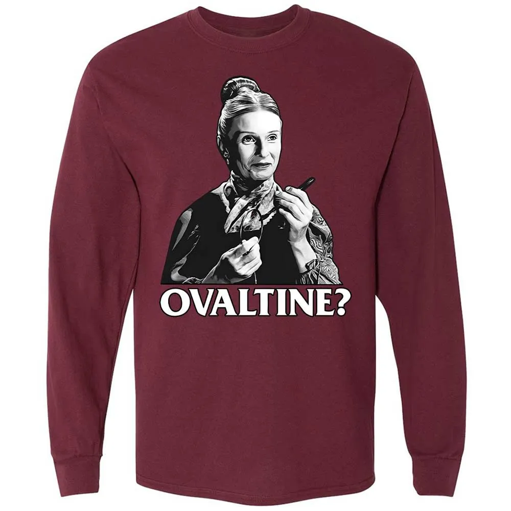 Long Sleeve T-Shirt - 6RF1CC4H - Maroon - 6