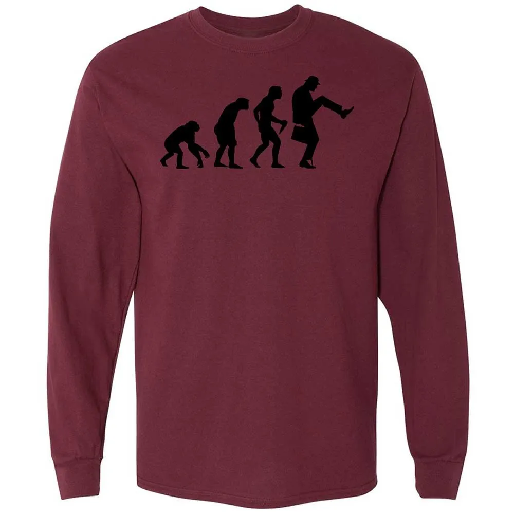 Long Sleeve T-Shirt - 4QZY9DV5 - Maroon - 16