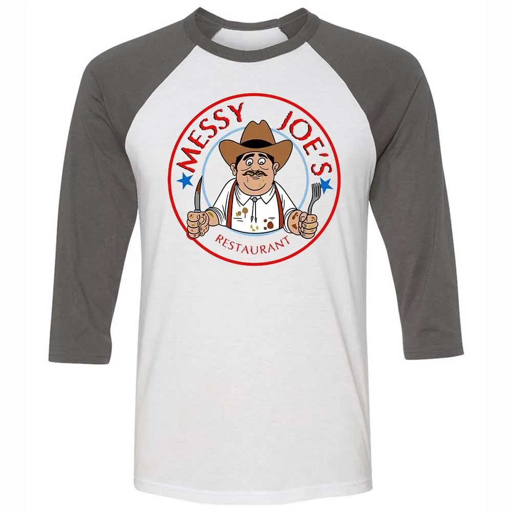 Unisex 3/4 Baseball Tee - E2U1ZTQK - White/Asphalt - 2