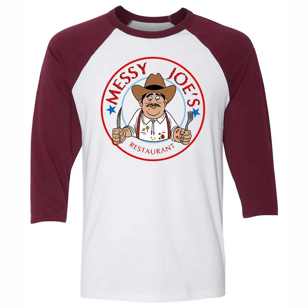 Unisex 3/4 Baseball Tee - E2U1ZTQK - White/Maroon - 7