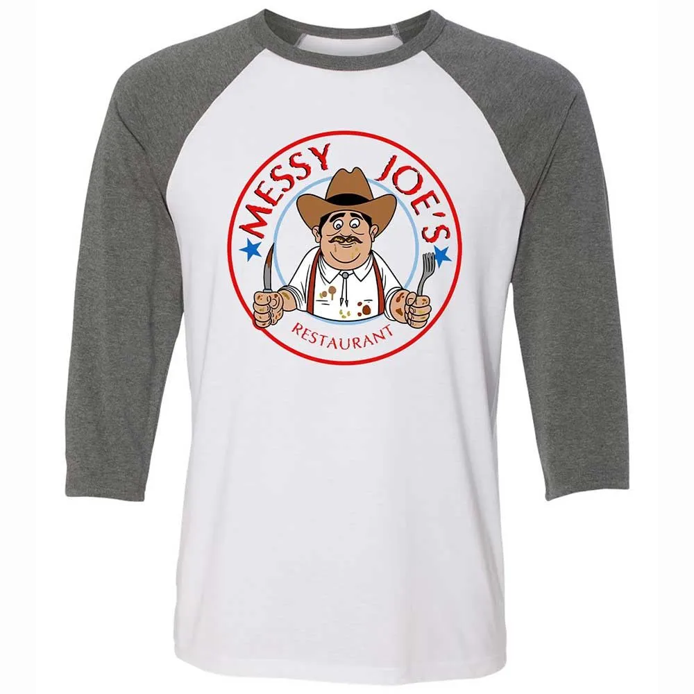 Unisex 3/4 Baseball Tee - E2U1ZTQK - White/Deep Heather - 11