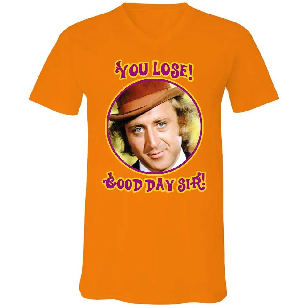 Unisex V-Neck T-Shirt - EEBL235H - Orange - 7